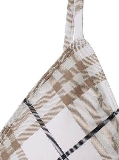 Checkered Bikini Top