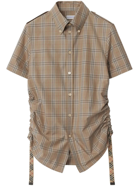 Checkered Cotton Shirt