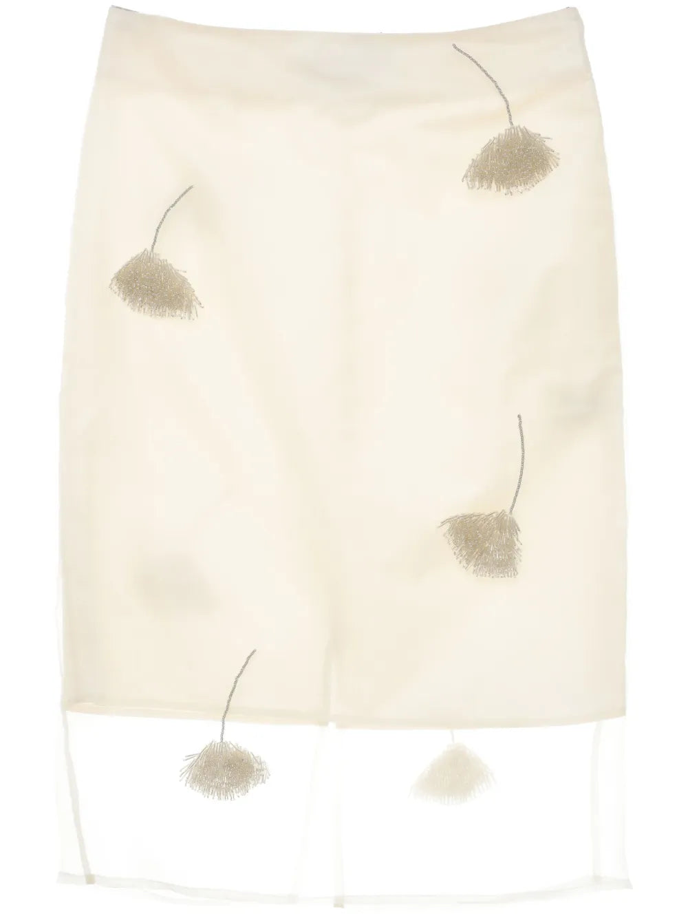 Bead-Embellished Skirt