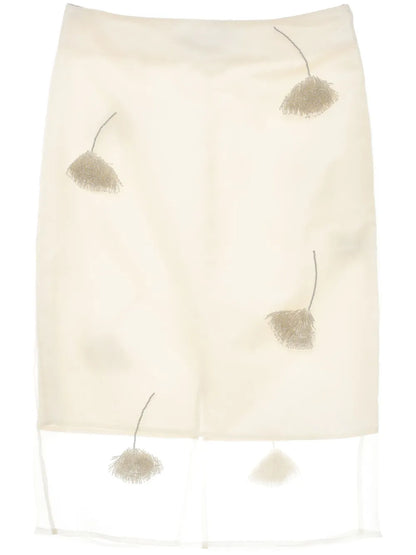 Bead-Embellished Skirt