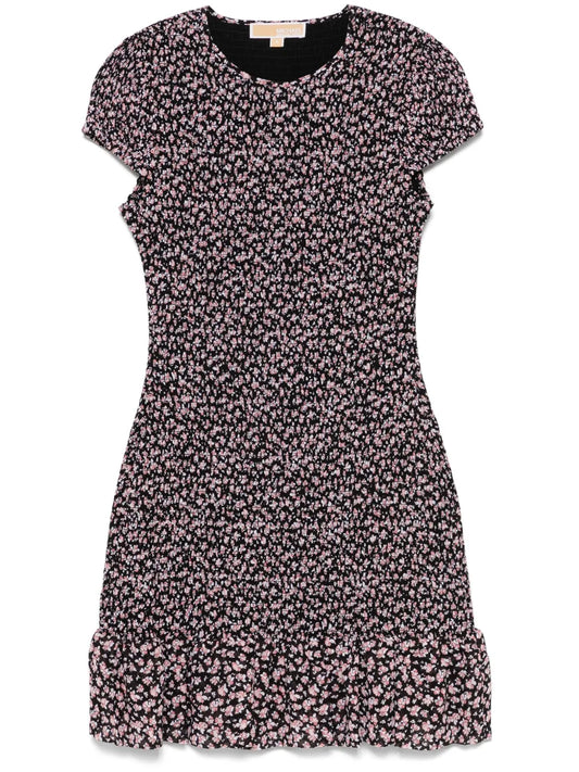 Floral-Print Mini Dress