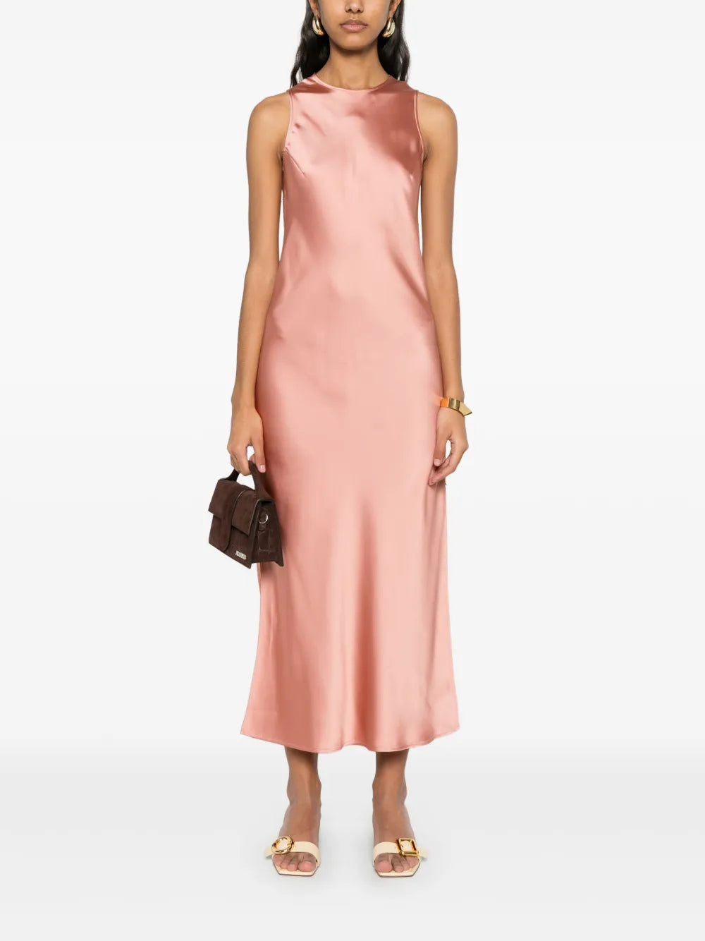 Satin Midi Dress