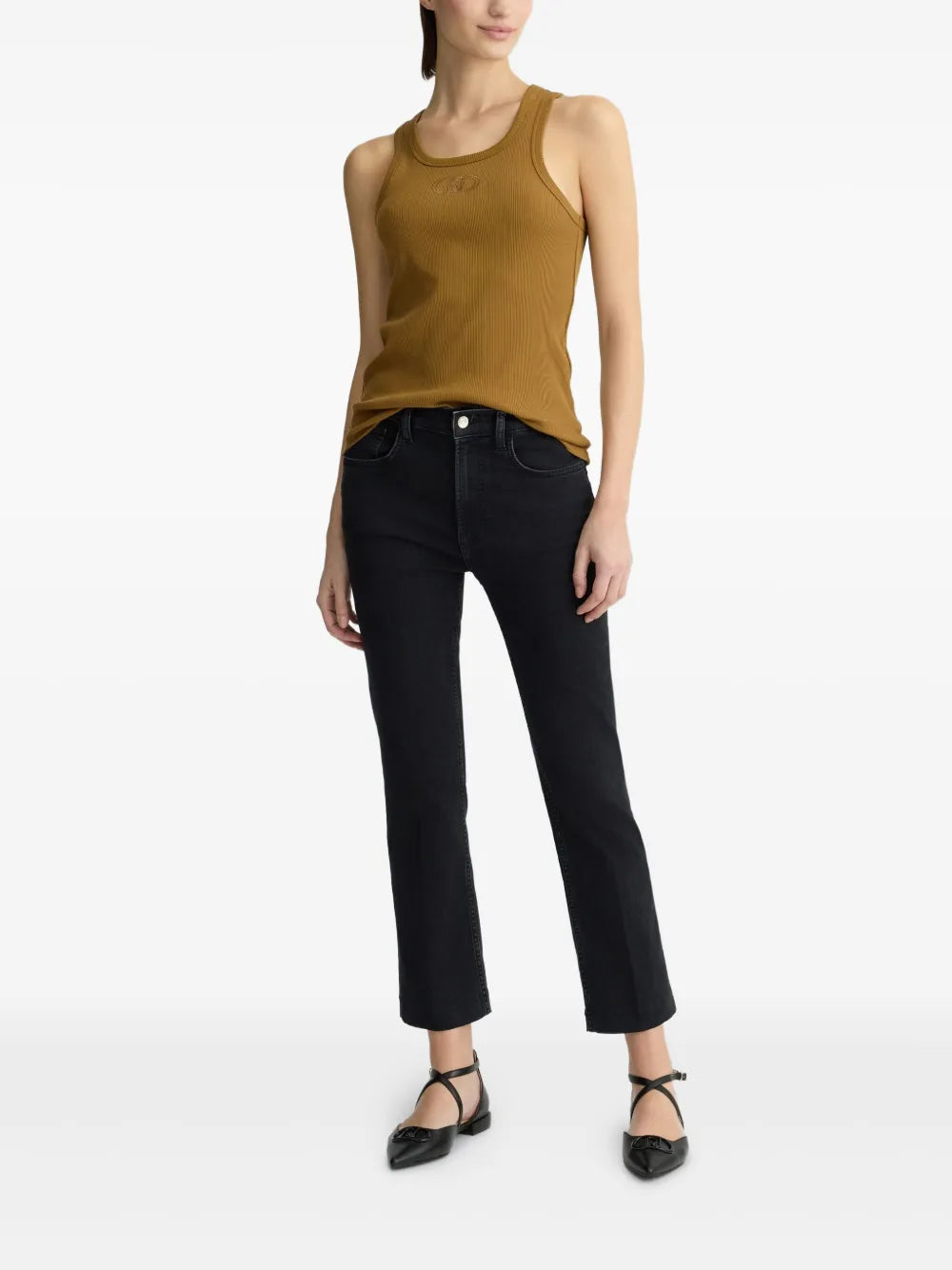High-Rise Bootcut Jeans