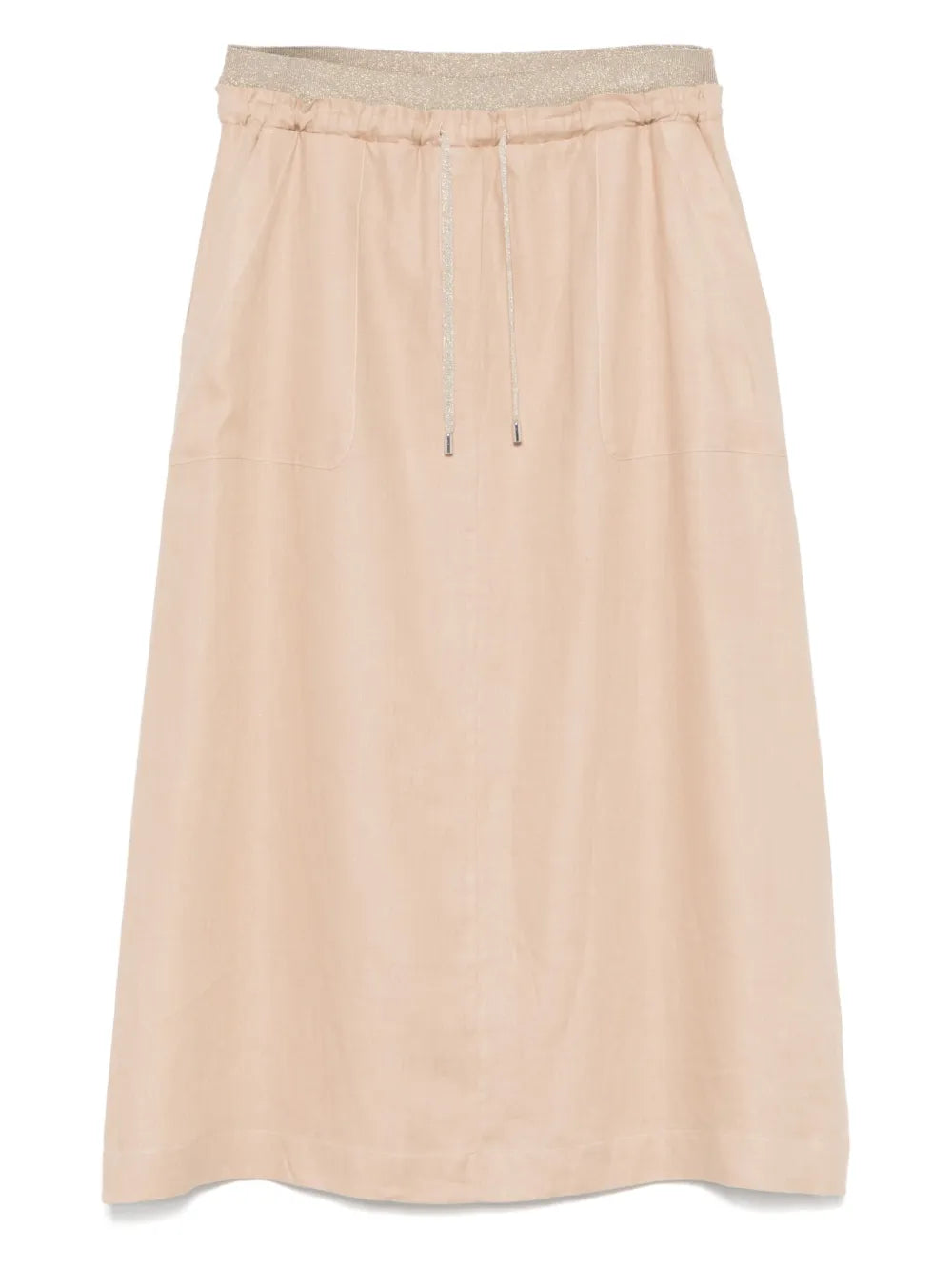 Linen Midi Skirt