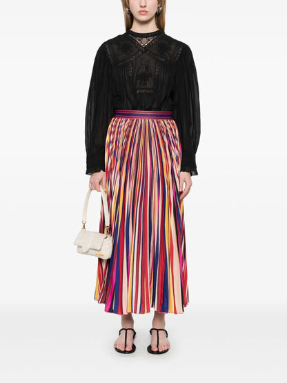 Striped Maxi Skirt