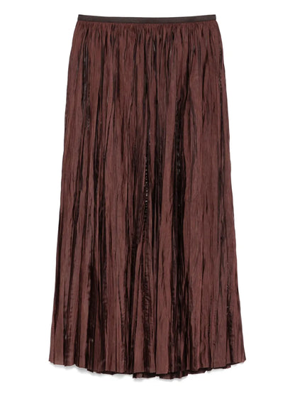 Pleated Midi Skirt