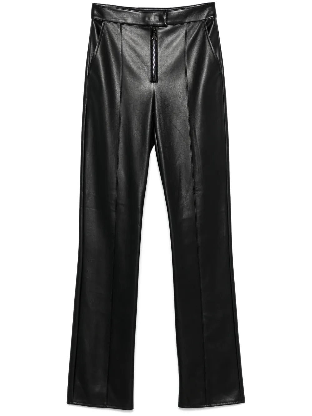 Faux-Leather Trousers