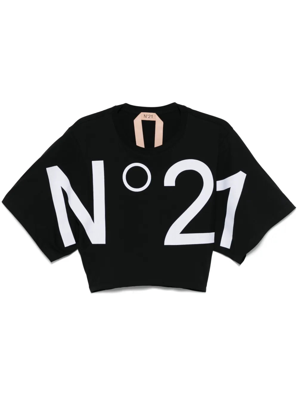 Logo-Print Cropped T-Shirt