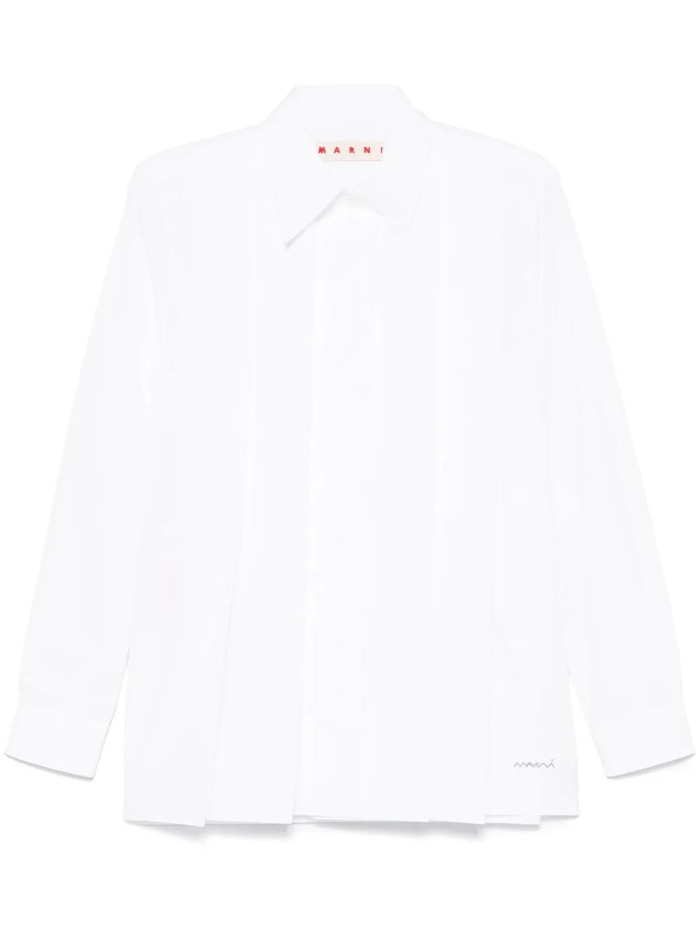 Organic-Cotton Logo-Embroidered Shirt
