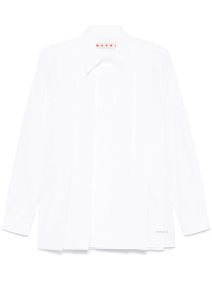 Organic-Cotton Logo-Embroidered Shirt