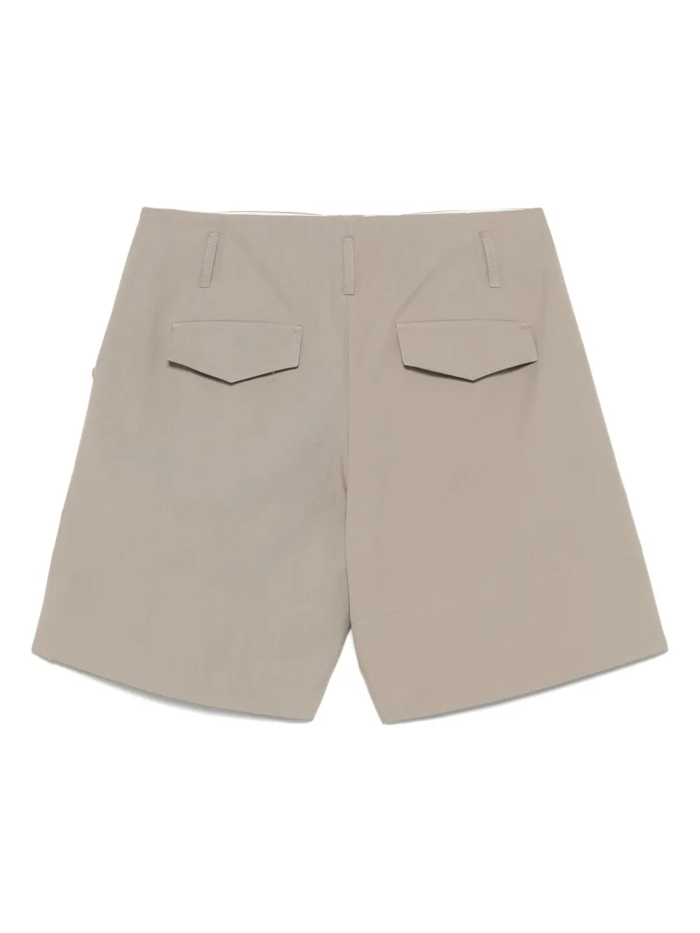 Pleat-Detail Shorts