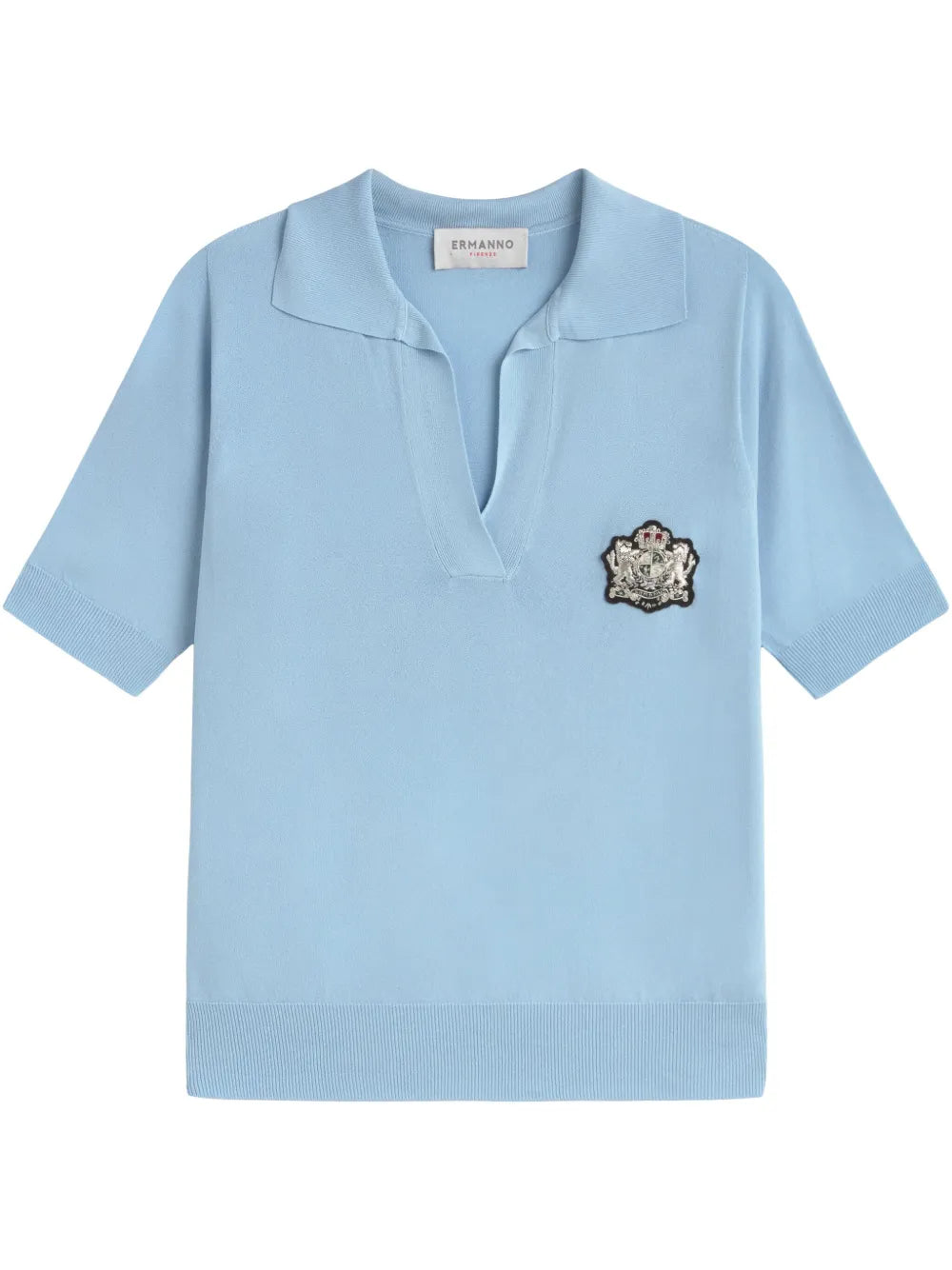 Logo-Embroidered Polo Top
