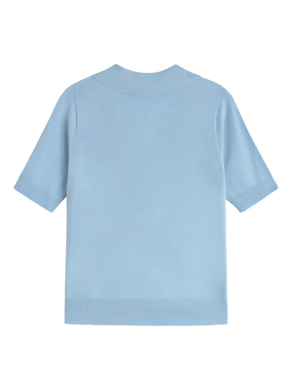 Logo-Embroidered Polo Top