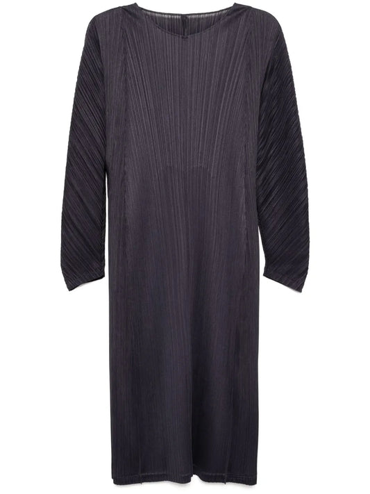 Lantern Pleated Dress