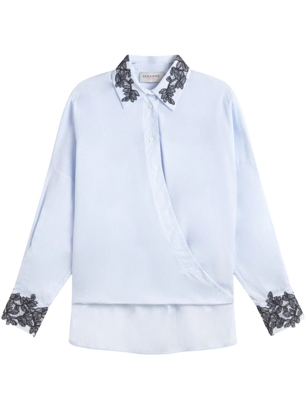 Lace-Embellished Shirt