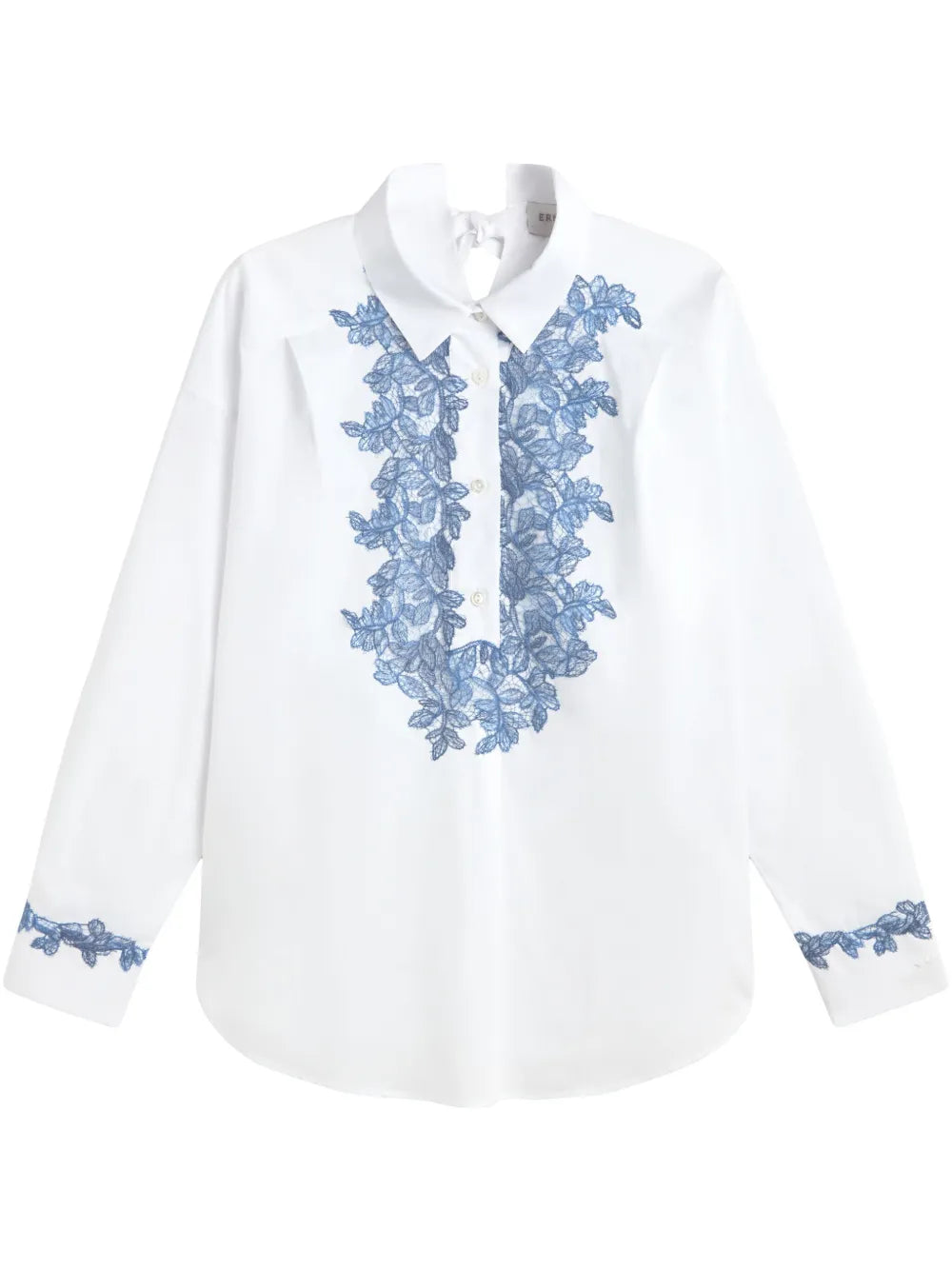 Lace-Appliqué Shirt