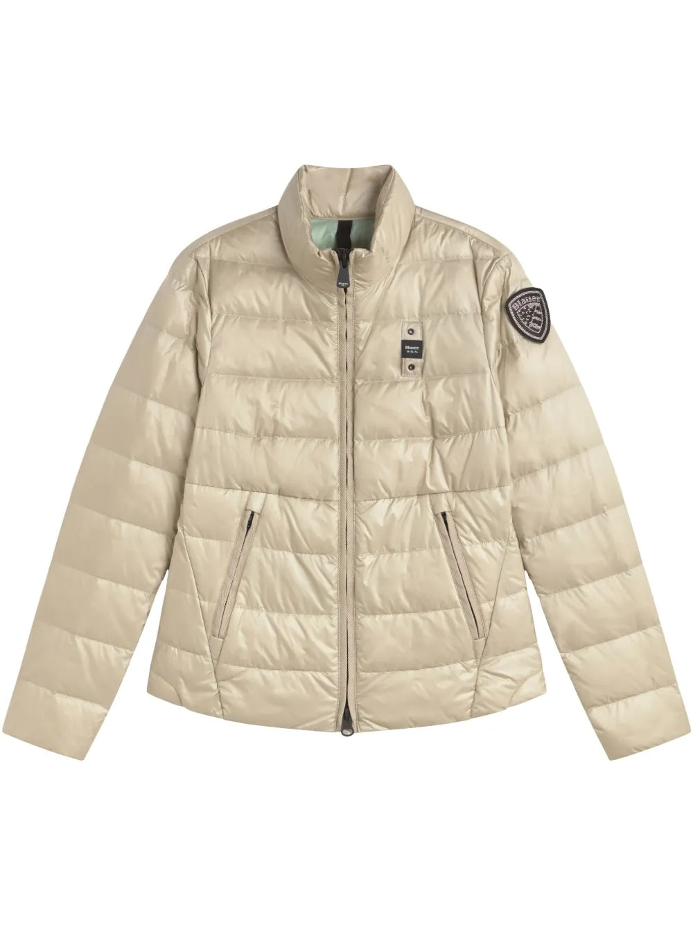 Logo Patch Padded Jacket