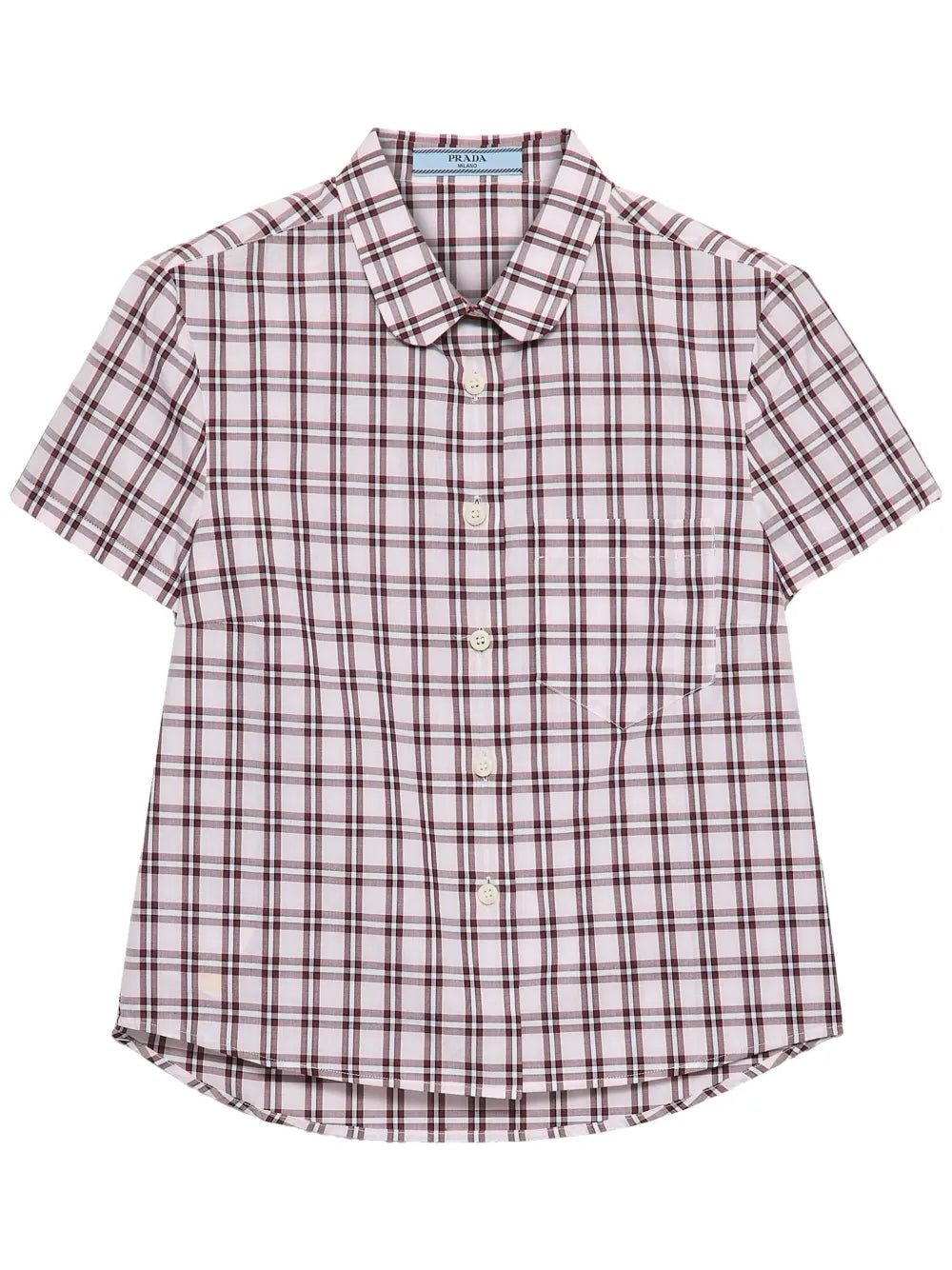 Check-Print Cotton Shirt