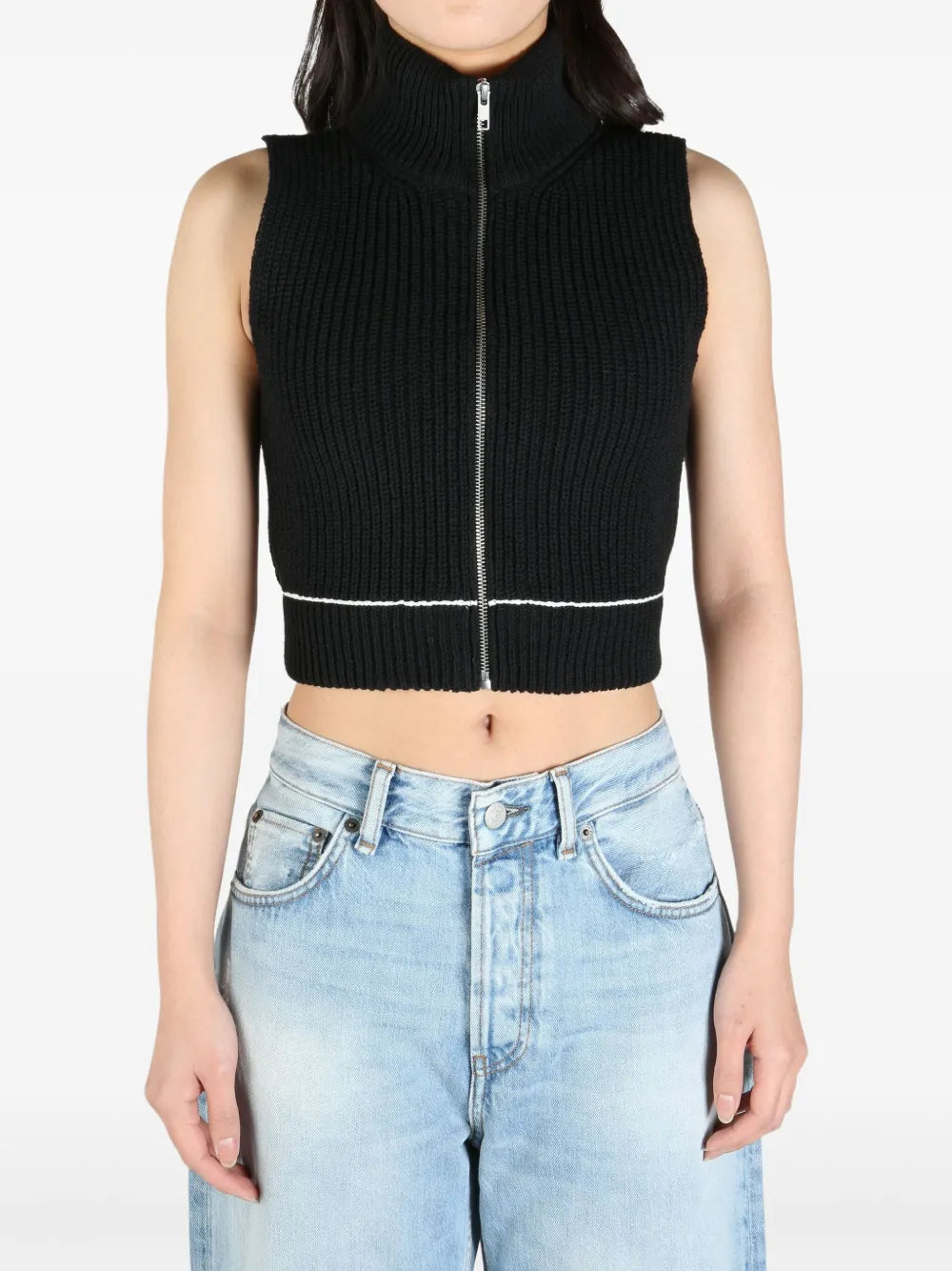 Zip-Up Blouse