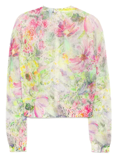 Jacquard Cardigan