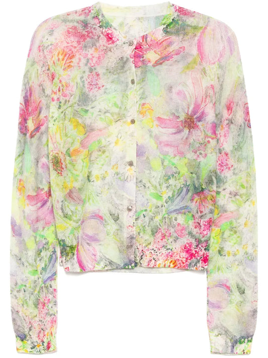 Jacquard Cardigan