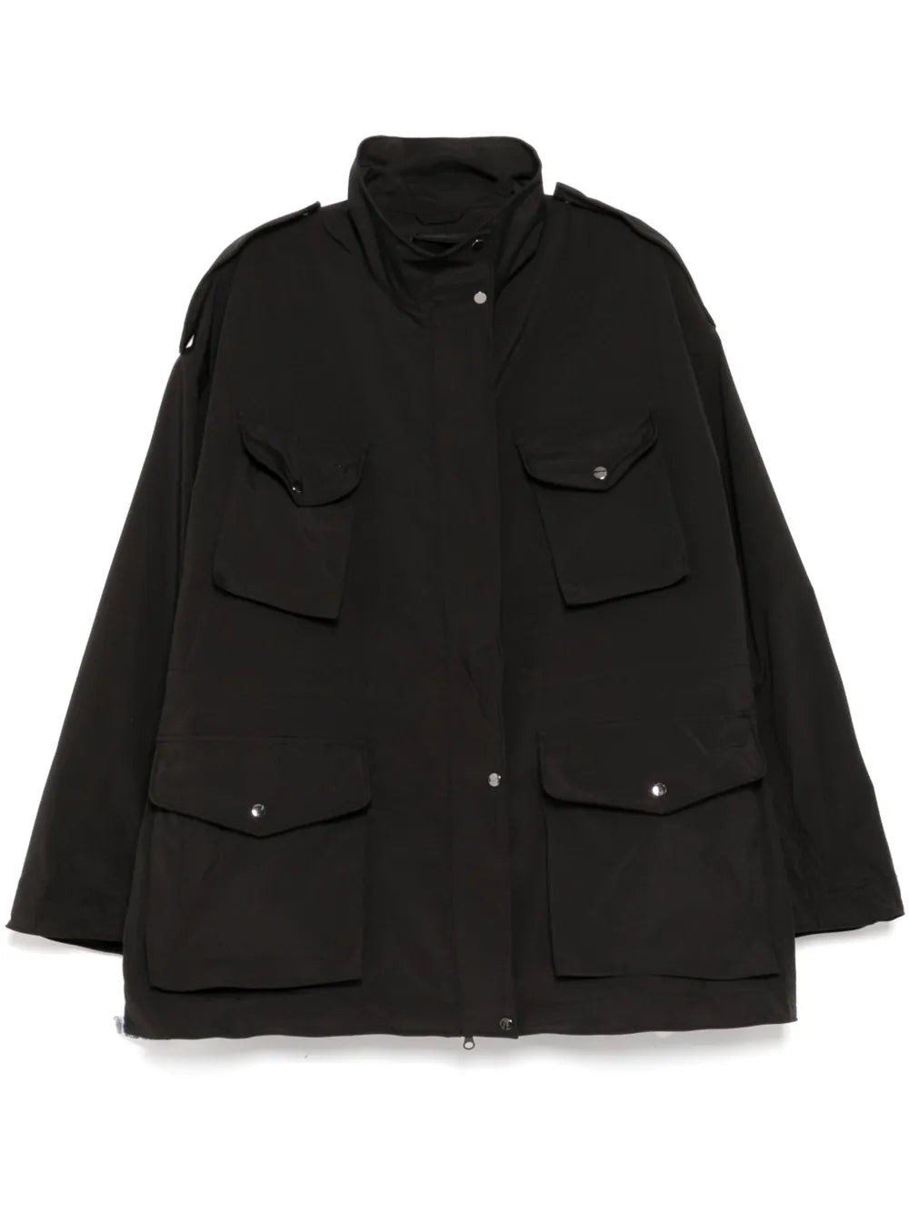 Multiple-Pockets Oversize Jacket