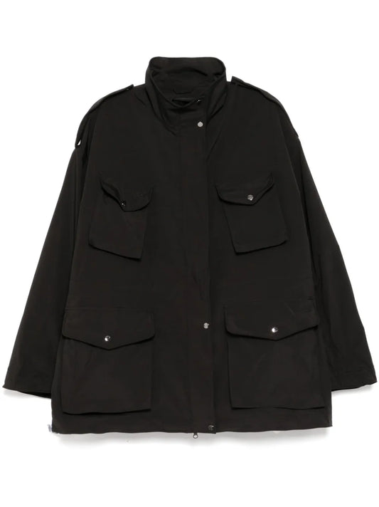 Multiple-Pockets Oversize Jacket