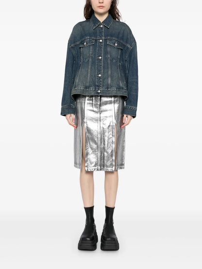 Button-Up Denim Jacket