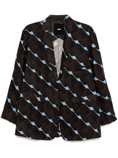 Patterned Blazer