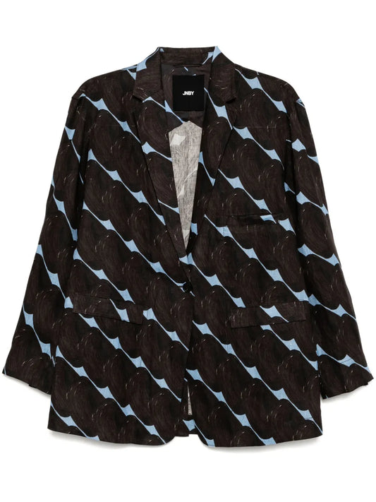 Patterned Blazer