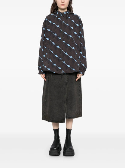 Graphic-Print Jacket