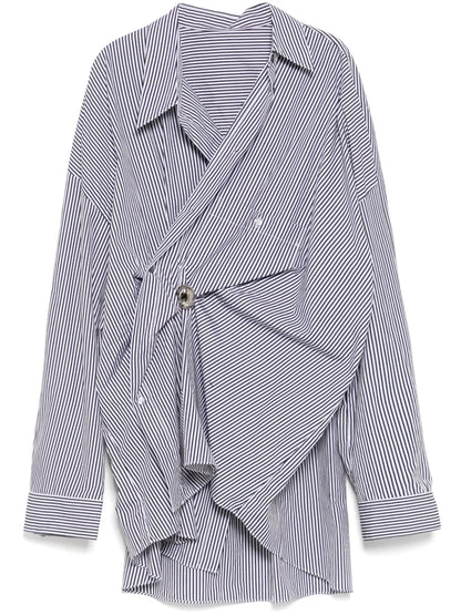 Gathered Oversize Shirt
