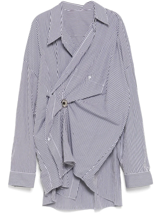 Gathered Oversize Shirt