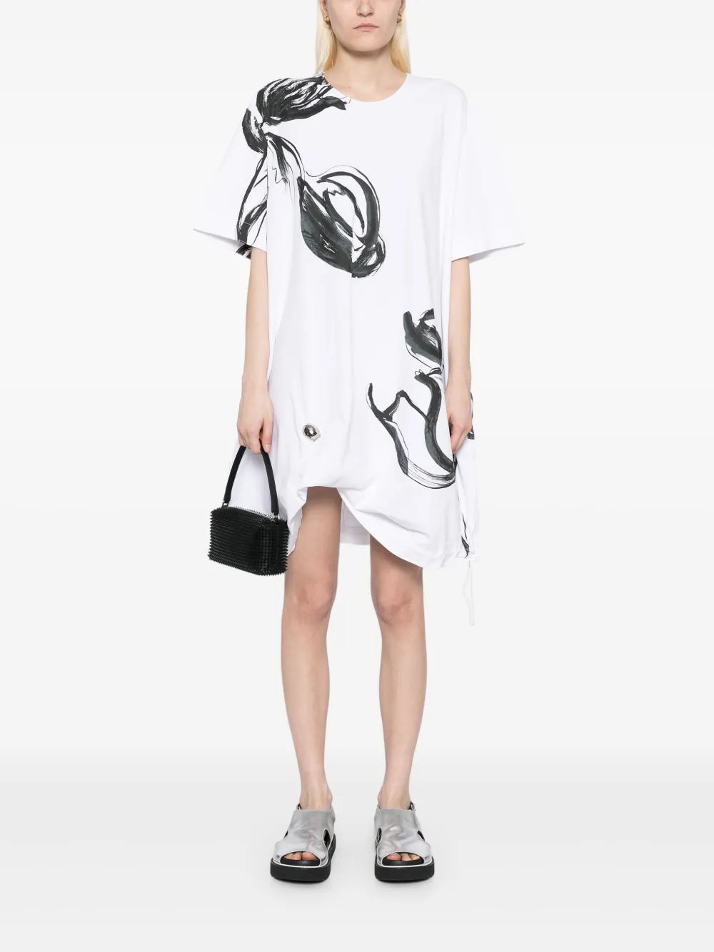 Graphic-Print Dress