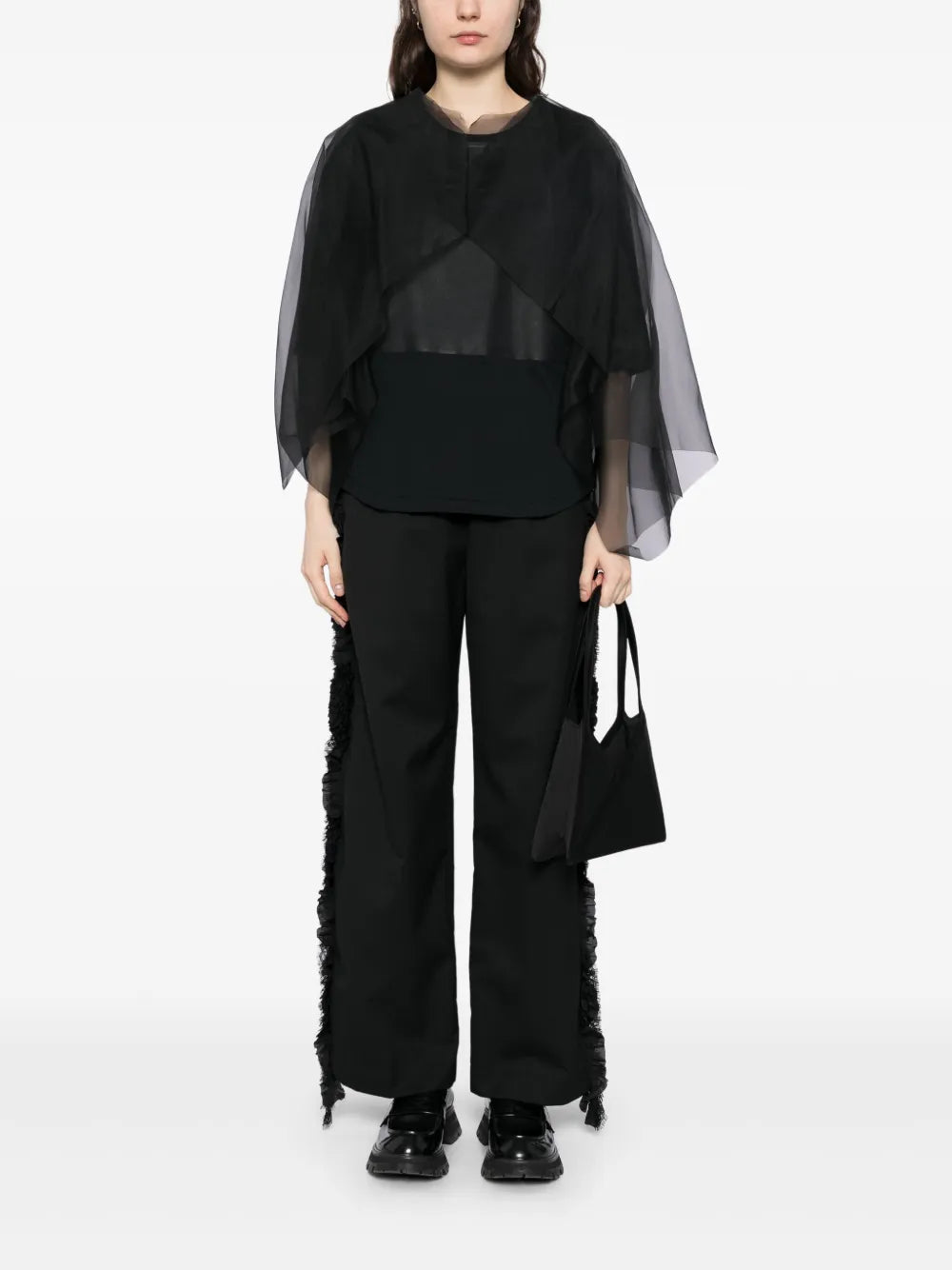 Side-Detailed Straight Trousers