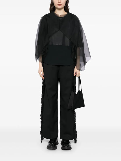 Side-Detailed Straight Trousers