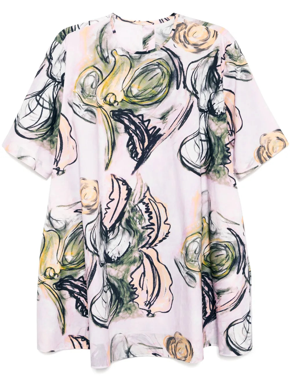 Graphic-Print Dress