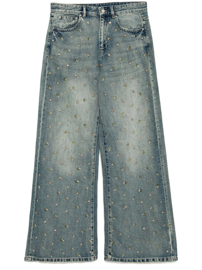 Bead-Embellished Jeans