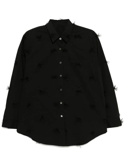 Bow-Embellished Shirt