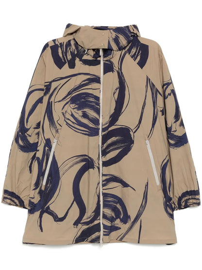 Graphic-Print Windbreaker