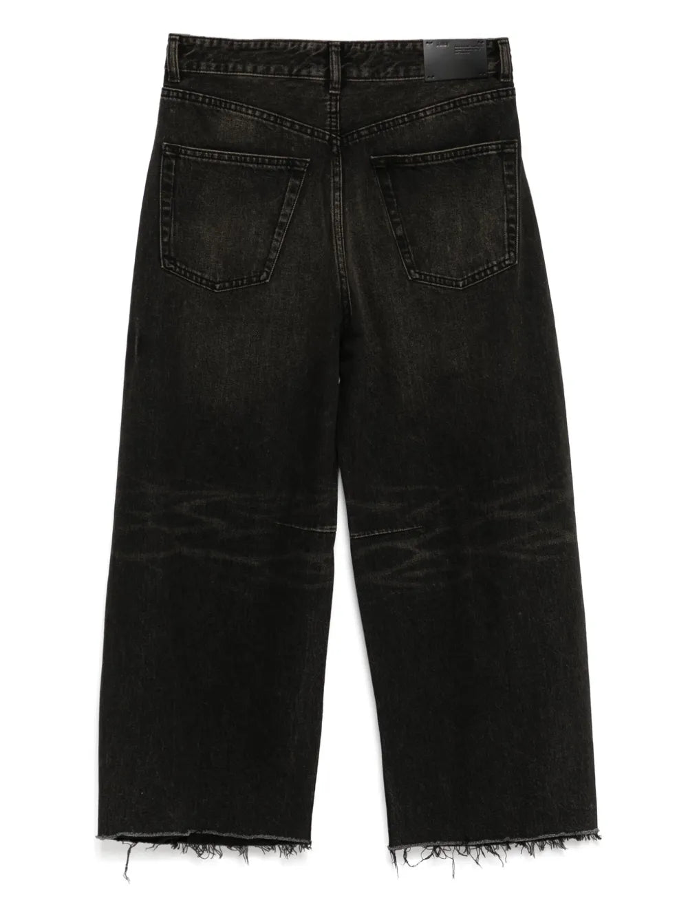 Tapered Frayed Edge Jeans