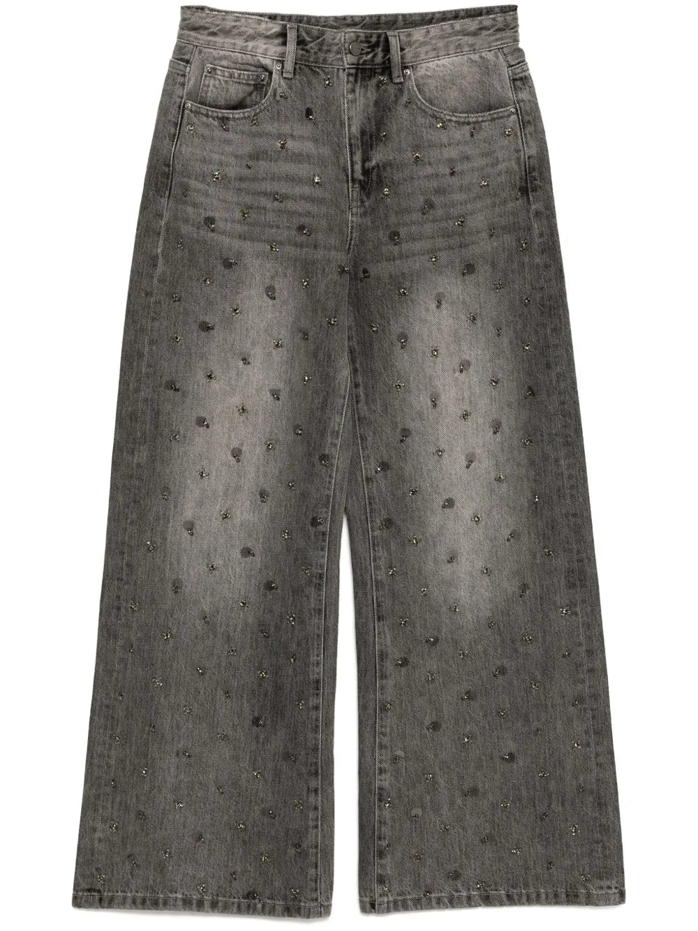 Bead-Embellished Jeans