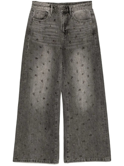 Bead-Embellished Jeans