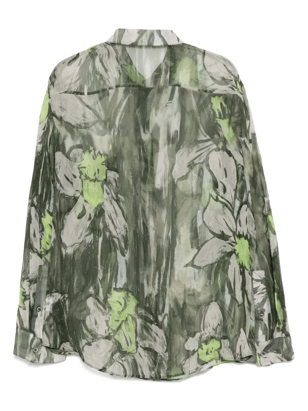Flower-Print Shirt