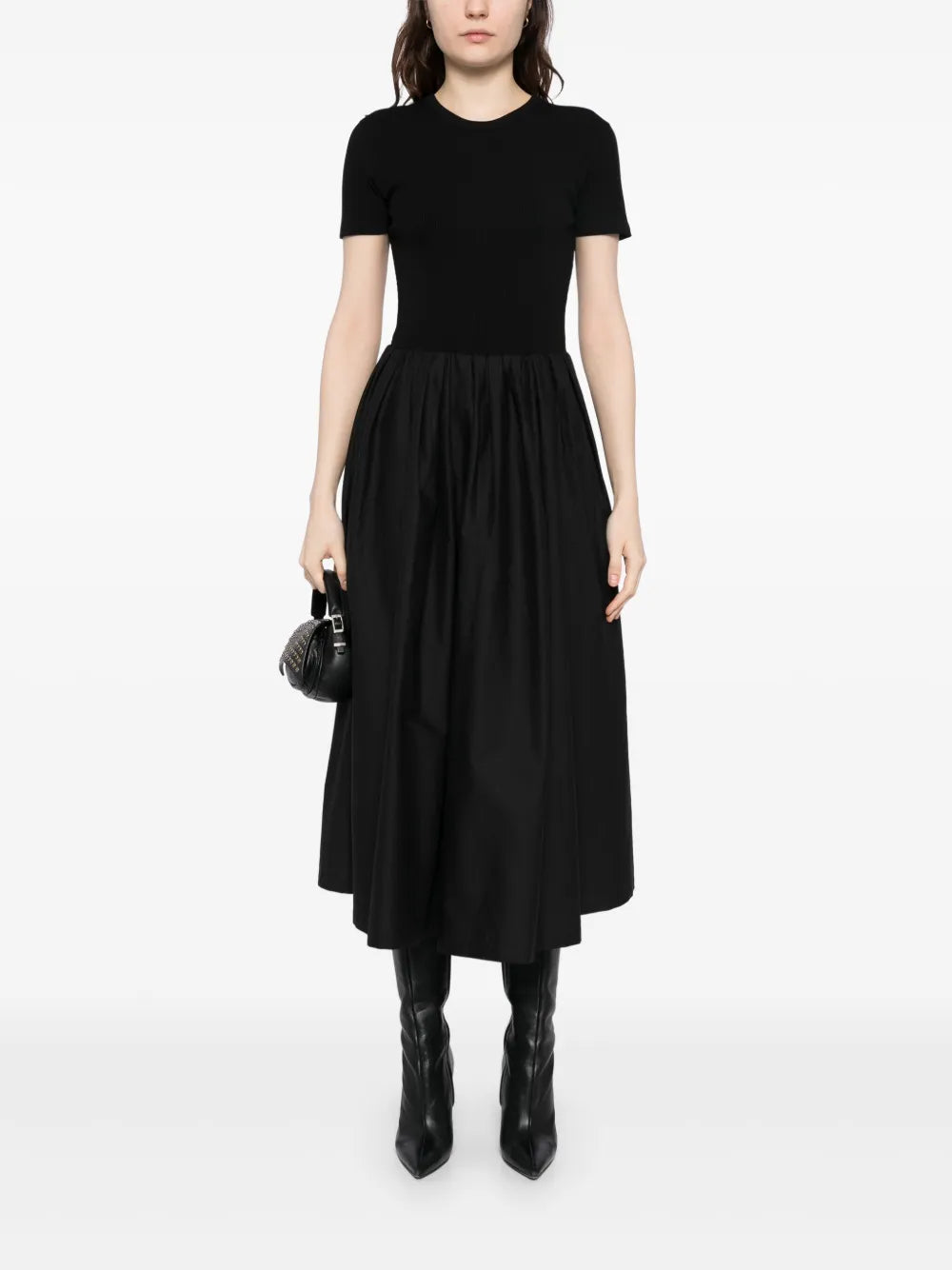Curl Edge Hem Dress