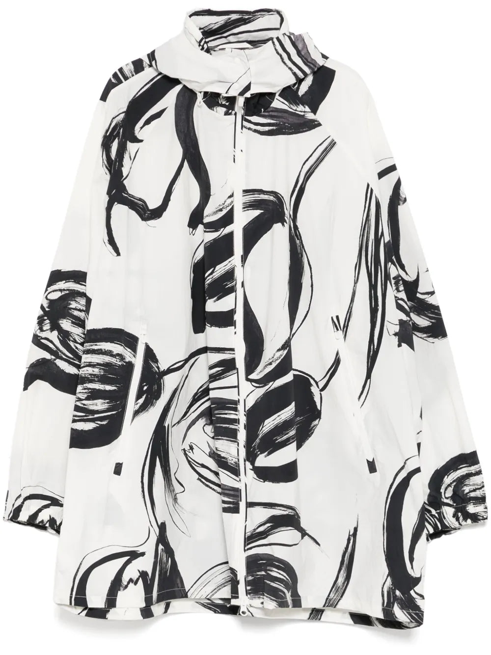 Graphic-Print Windbreaker