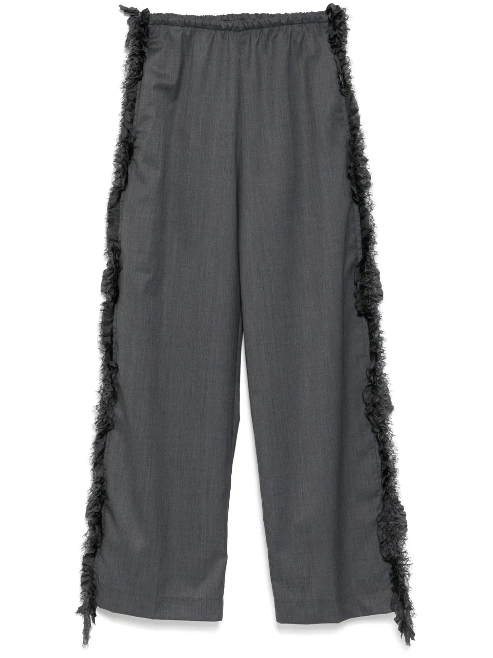 Side-Detailed Straight Trousers