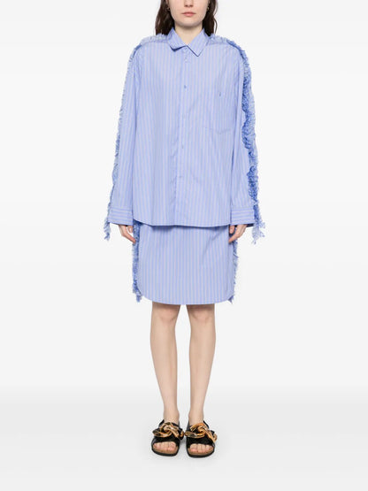 Side-Detailed Loose Dress