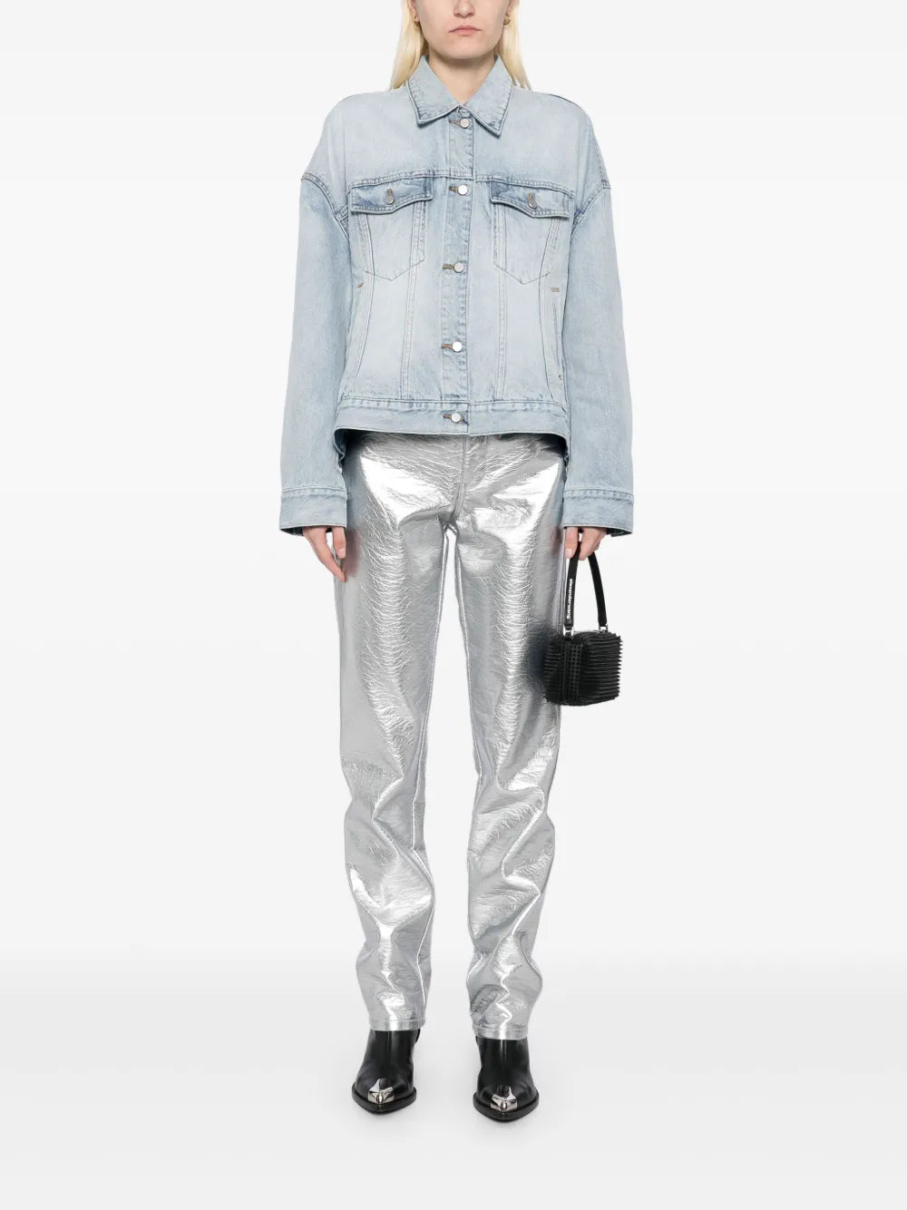 Button-Up Denim Jacket