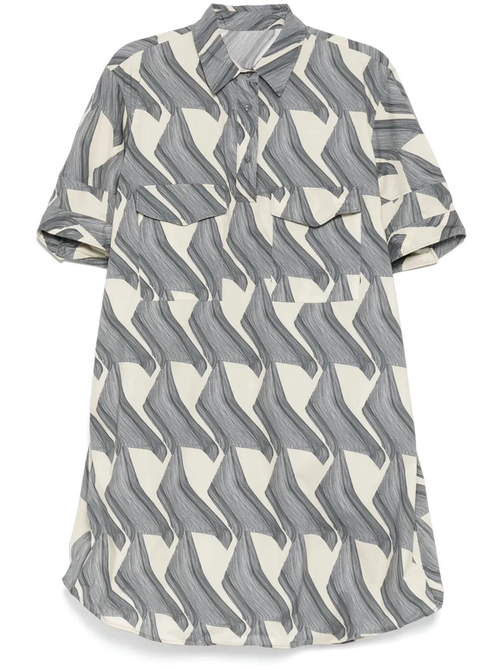 Pattern-Printed Dress